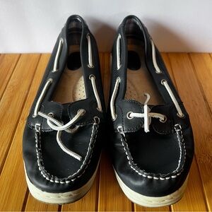 Bass Jibe Women’s Navy Blue Boat Shoes Size 7